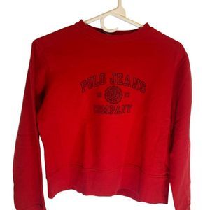 Polo Jeans Co Red Logo Crewneck